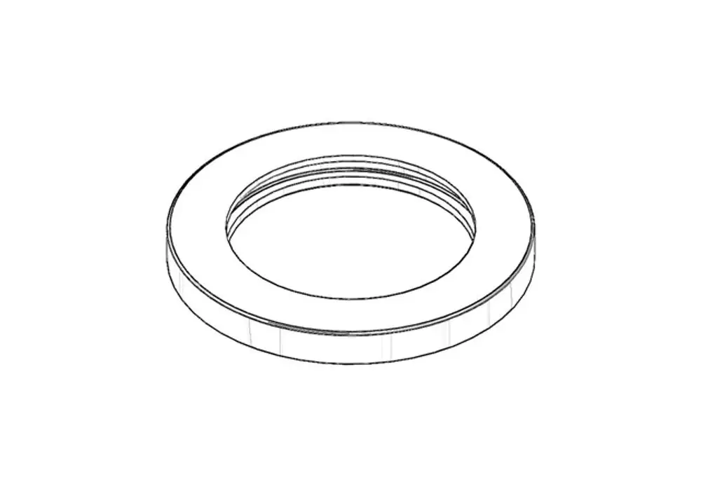 DORNBRACHT Rosette ERSATZTEILE 092762002 D. 78 x 8 mm Platin gebürstet, 092762002-06 Galeriebild 1